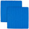 Newgen Medicals Bett Kühlung: 2er-Set kühlende Matratzenauflagen, 90 x 90 cm, wiederverwendbar, blau (Matratzen Kühlung, Matratze Kühlen