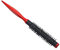 Anti Static Hairbrush Mini Ultra Thin Hair Styling Brush Nylon Bristles Hairbrush for Hair Styling, Drying, Curling, red,black