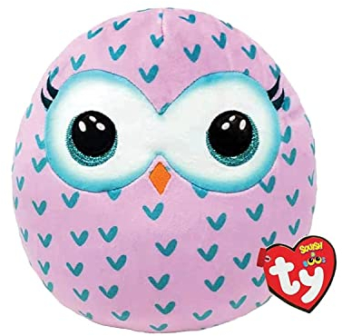 TY - Squish a Boo Eule Winks - 31 cm, 2009158, Violett