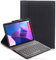 YHFZR Tastiera Custodia per Lenovo Tab P12 PRO - QWERTY Ultra Sottile PU Custodia con Supporto con Cover Tastiera Rimovibile Wireless Keyboard per Lenovo Tab P12 PRO 12,6 Pollice, Nero