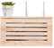 TTFFWW Wooden Wireless Router Storage Box, Wall-Mounted Home and Office Set-top Box Bracket Cover Box Creative Decorative Storage Box,34CM