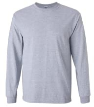 Gildan Long Sleeve Ultra Cotton Shirt, (Sportsgrey), XXL