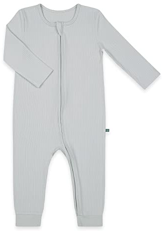 emma & noah Baby Schlafanzug, Weicher & Atmungsaktiver Strampler für Neugeborene, Oeko-TEX Zertifiziert, Langarm Pyjama mit Reißverschluss für Jungen & Mädchen, Ohne Füße