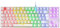Mars Gaming MK80 Weiß, Mechanische Gaming Tastatur TKL FRGB, Antighosting, Switch Mechanischer Blau, Spanisch Sprache