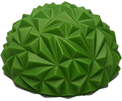 KAYLRE Yoga Ball Kinder Sense Training Yoga Halbkugel Wasser Cube Diamant Muster Ananas Kugel Fuß Massage Ball Spielzeug Fitness Bälle 1 stücke Yoga-Ball (Size : Army Green)