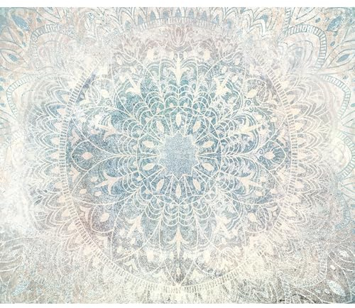murando - Fototapete Premium-Vlies Mandala, 500x350 cm, Schlafzimmer | Premium-Vliesstoff, Full HD Druck, hochwertige Verarbeitung fürs Wohnzimmer, schnelle Montage, lichtbeständig, geruchsfrei