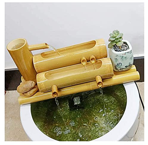 Fish Tank Bamboo Fountain Ornaments, Outdoor Garden Circulating Water Decoration, WaterFilter Zen Fountain Ornaments (60cm) Decoration
