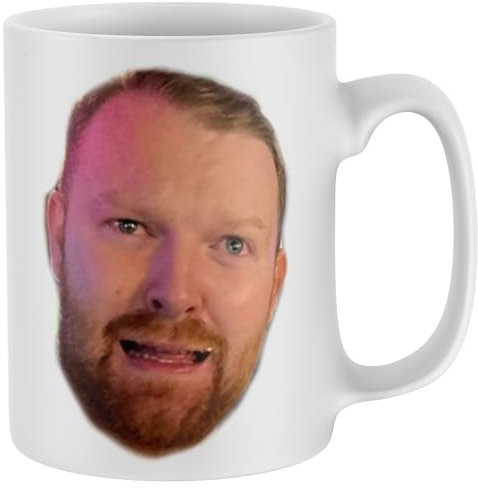 Purple Print House Personalised Face Mug Funny Custom Photo Tea Coffee Cup Unisex