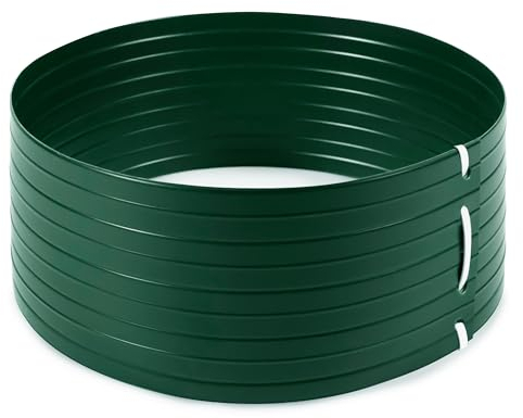 Quest PVC Bewässerungsring Pflanzring, Bewässerungssystem für Pflanzen und Bäume – Höhe: 9 cm, Durchmesser: 25 cm - 3,75 L