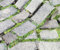 GOYAPRINT Vinilo Adhesivo Piedra Rustica 40x250 cm Textura de Adoquines con Hierba para Cocina Encimeras Muebles y Pared Papel Pintado Autoadhesivo Decorativo