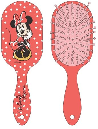Disney Minnie Mouse Kindische Entwirrende Haarbürste für alle Altersgruppen und Haartypen