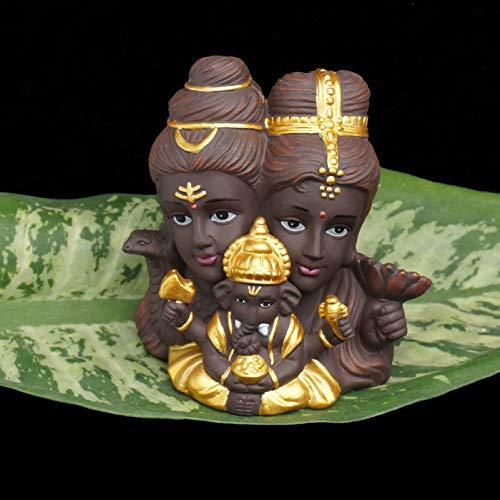 schulpture Sammlerfigur, Shiva, Ganesha und Vishnu, indische Mythologie, Elefantengott, Buddha aus Keramik für die Dekoration zu Hause oder im Büro