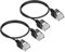 Thzzhnno RJ45 Cat6A Ethernet Cable 1M 2 Pack, 10Gbps LAN Ethernet Cable, High Speed 550MHz UTP Cat6 Network Cable, Cat 6 Patch Cable for Router, Modem, Xbox, Laptop, Servers