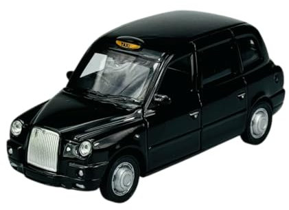 Welly TX4 London Taxi Schwarz 1/34-1/39 Metal Modell Auto Die Cast Neu im Kasten