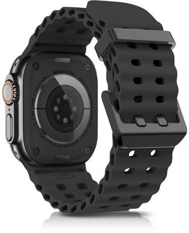 Chinbersky Ocean Cinturino Compatibile con Apple Watch Ultra 2/Bracciale Ultra 49mm 46mm 45mm 44mm 42mm, Bracciale di ricambio in silicone sportivo traspirante per iWatch SE Serie 10 9 8 7 6 5 4 3 2 1
