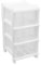 Gio'Style Cassettiera Essential Cassie | 3 Cassetti | Bianco | H 60 cm | Made in Italy