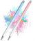 BelleVive 2-Pack Stylet pour Tablette, Stylet à écran Tactile 2-en-1, Stylet pour iPad, pour iPhone, tablettes Android et Smartphones, Compatible avec Surface, Chromebook, Huawei, Xiaomi