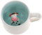 Mikinona Taza De Vaca 3d Para Vaca Y Taza De Leche De Cerámica Estético Animales Tazas Dibujos Animados Tazas Cerámica