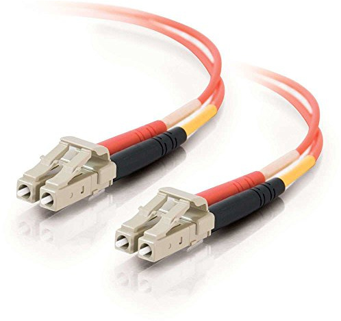 C2G 10m Glasfaser/Glasfaserkabel fÃur Fast Ethernet, Fibre Channel, ATM und Gibabit Patchkabel LSZH LC/LC Duplex Multimode 50/125 Glasfaserkabel