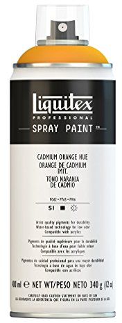 Liquitex Professional Peinture acrylique Aérosol 400 ml Orange de cadmium Imitation