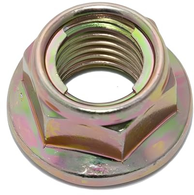 Mutter Motoforce Variomatik / Zündung, M10x1,25mm inkl. Teller | Inklusive Teller kompatibel mit Gilera Runner 50 Baujahr 1999 bis 2000, Aprilia SR 50 R LC ab Baujahr 2005