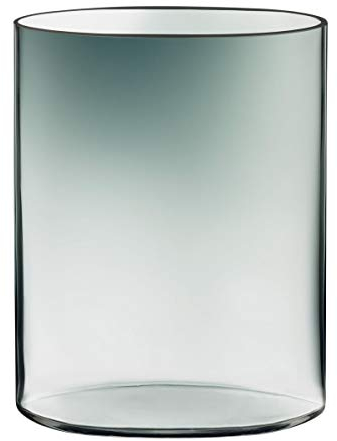Iittala Ovalis Vase 25 cm, grau/klar, Tapio Wirkkala 1959
