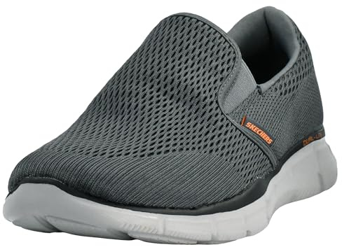 Skechers Equalizer Double Play, Men's Fitness Shoes, Grey (Charcoal/Grey), 10.5 UK 45 1/2 EU