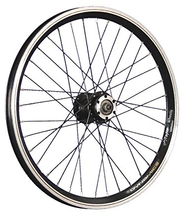 20 Zoll Vorderrad Grünert Dynamic4 Hohlkammer 6 Loch Disc schwarz