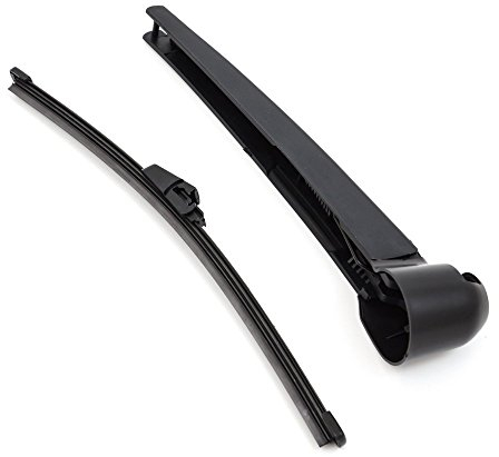 DIYI Ersatz Heckwischerarm Wischerarm Hinten + Scheibenwischer Wischer Set für Passat R36 2005-09