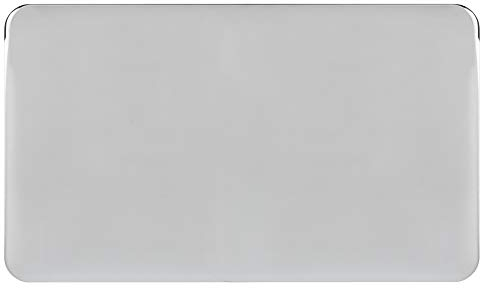 Schneider Electric Lisse Screwless Deco - Double Blank Plate, GGBL8020PC, Polished Chrome
