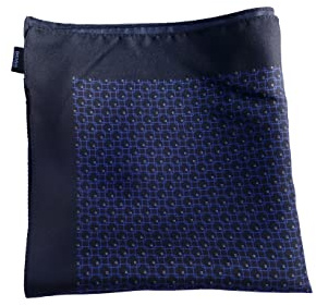Hugo Boss Pocket Square Dark Blue 100% Silk 50320791 One Size