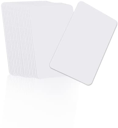 BABIQT 12 pcs NFC Tags NTAG 215 Cards, Blank Printable NFC 215 Card CR80 PVC Card ISO Size, 504 Bytes Memory RFID Card, Work with TagMo Amiibo for All NFC-Enabled Smartphones
