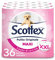 Scottex Pulito Gigante Toilettenpapier, 36 Maxi-Rollen, 500 Risse