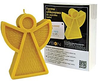 LYSON Kerzengießform Silikonform Der Moderne Engel, Höhe:11cm für Bienenwachskerzen Giessform zur Kerzenherstellung Bienenwachskerzen gießen Geschenkidee wiederverwendbar