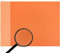 alles-meine.de GmbH XL große - Schreibtischunterlage/Unterlage - Größe & Modell & Farbwahl - 60 cm x 40 cm - Leder Effekt - orange - abwischbar - rutschfest - Schreibunterlage..