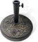 KEPLIN 9kg Cast Iron Effect Parasol Base with Floral Pattern – Heavy Duty Metal Garden Patio Furniture Stand for Umbrella, Canopy, Gazebo, Awning etc. – Diameter 45mm (9kg, Bronze)