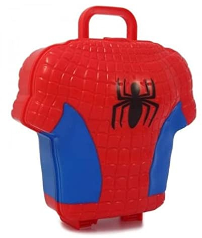 Spiderman Kids Marvel Lunch Box School Spider-Man Torso Design Storage