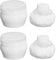 Alipis Baby Talcum Powder, Soft Round Powder Puffs with Baby Powder Container, Talcum Powder for Baby Newborn Bath Female Family, 2 Sets