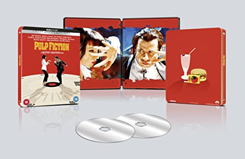 Pulp Fiction 4K UHD Steelbook [Blu-ray] [2022] [Region A & B & C]