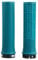 Oxford Driver Lock-on MTB Grips Blue. Lock On Bicycle Handlebar Grips.