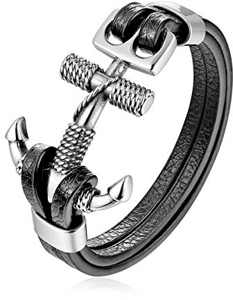 Bysonglezai Armbänder Herren Armband Armreif Geschenk Damen Herren Armbänder Leo Lion Fesseln Schwarzes Lederarmband Manschette Armband Mode Pg531