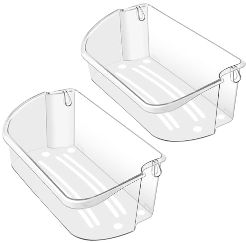 2 PACK Upgraded 240356402 Refrigerator Door Bin Replacement (Length 15.38)