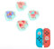 DLseego Capuchons de Poignée de Pouce Compatibles avec Switch/Switch Lite/Switch OLED,Cool Zelda Parapente Thème Analogique Joystick Cover,Silicone Switch Bouton Capuchons de poignée-Bleu
