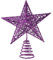 Abaodam Christbaumspitze Glitzer Weihnachtsbaumspitze Baumspitze Tannenbaumspitze Weihnachtsspitzen Baumschmuck Weihnachtsbaum Stern Topper Weihnachten Deko Christbaum Spitze Tischdeko
