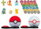 Pokémon PKW2982 - Surprise Attack Multipack - Spielset mit 6 Figuren, Zwei Pokéballe und 30 Angriffsscheiben, offizielles Spielset