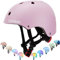 CELOID Kinder Fahrradhelm, Kleinkind Skateboard Helme für Alter 5-8-9 Jahre Jungen Mädchen, verstellbare Multi-Sport Fahrrad Skateboarding Fußball Roller Skating Roller,Light Purple