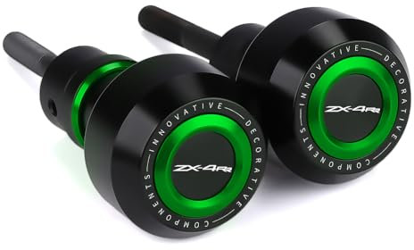 Modeer Sturzschutz Für Ka.wasaki Ninja ZX-4RR (2023-) Motorrad Rahmen Slider Antikollisionsschutz Absturzschutz Sturzpads Ninja zx4rr zx 4rr Zubehör (Grün)