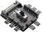YACSEJAO 3 Pin Chassis Fan Hub, 12V SATA 1 to 8 Multi Way Computer Cooling Fan Splitter Controller Hub for PC Desktop Computer Motherboard