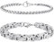 LOCCY Armband Herren, 2 Stück Silber Edelstahl Herrenarmbänder Panzerkette Armband Königskette Armbänder Figaro Armbänder Glieder Link Armkette für Männer Jungs (Set 6 Silber-4/6mm, Zentimeter, 23)