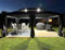 PURPLE LEAF Hardtop Pavillon 3.65 x 7.32 m Wasserdicht Stabil Winterfest Gartenpavillon Alu Pavillon mit Seitenteile 21.9 m 36 LED Kugel Lichterkette, Grau
